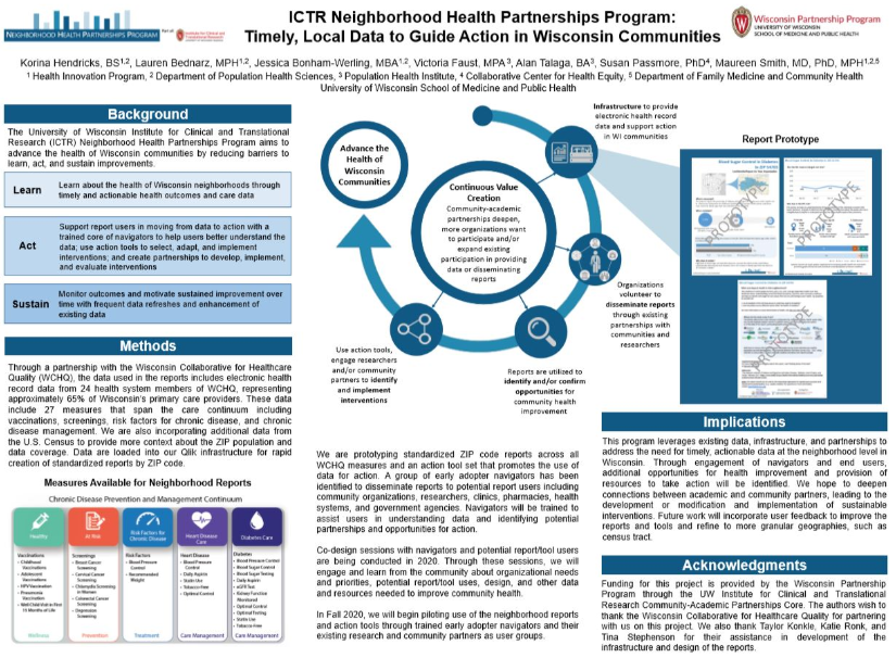 WPHA's Virtual Public Health Conference Features Three Health Innovation Program Posters